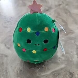 Squishmallow 5" Carol Christmas Tree NWT Kellytoy 2021 Squishmallows Holiday NEW